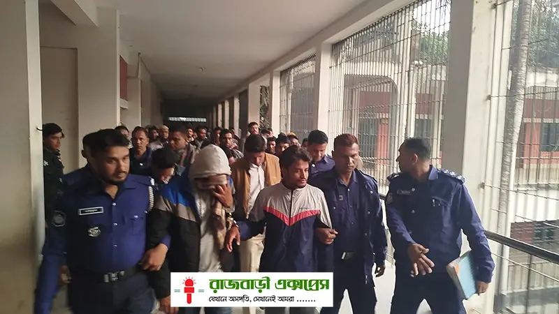 রাজবাড়ীতে বালু ব্যবসায়ী হত্যায় ২ জনের মৃত্যুদন্ড, ৬ জনের যাবজ্জীবন
