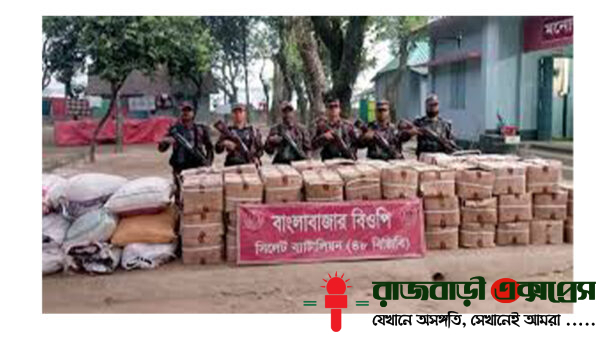 বিজিবির এক সপ্তাহের অভিযানে সাড়ে চার কোটি টাকার ভারতীয় পণ্য জব্দ