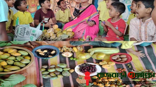 রাজবাড়ীর স্বপ্নডাঙ্গা পাঠশালায় মঙ্গলবার দিনব্যাপী এক বর্ণিল ফল উৎসবের আয়োজন করা হয়। উৎসবটি শিক্ষার্থীদের উদ্যোগ ও শিক্ষক-শিক্ষিকাদের সহযোগিতায় এক